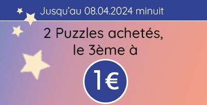 2 puzzles achetés, le 3ème à 1€