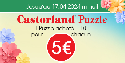 Castorland : 1 puzzle acheté = les 10 suivants à 5€