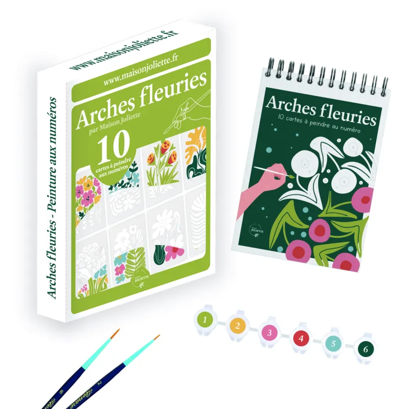 Peinture aux numéros - Arches Fleuries