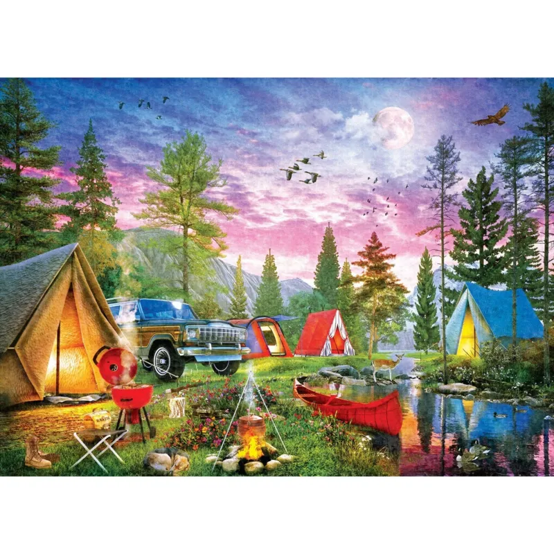 Mossy Oak - Camp de la Rivière au Crépuscule