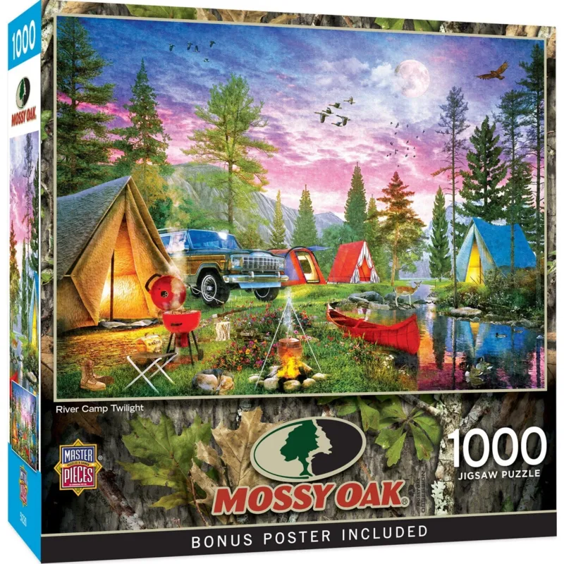 Mossy Oak - Camp de la Rivière au Crépuscule