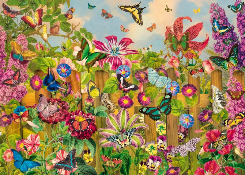 Magnifique Jardin de Papillons