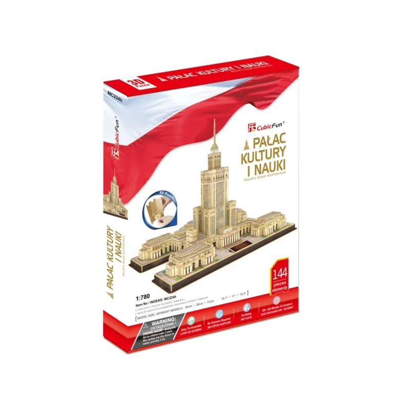 Puzzle 3D - Palais de la Culture et de la Science