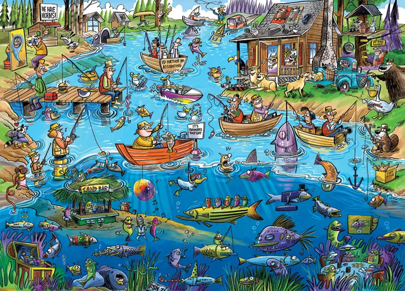 DoodleTown: Pêche à la Ligne