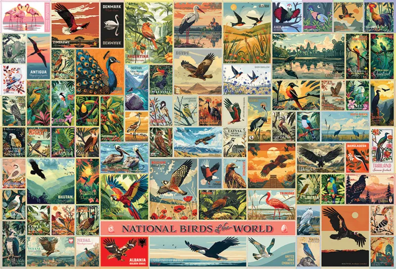 Oiseaux Nationaux du Monde