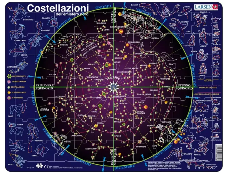 Puzzle Cadre - Costellazioni (en Italien)