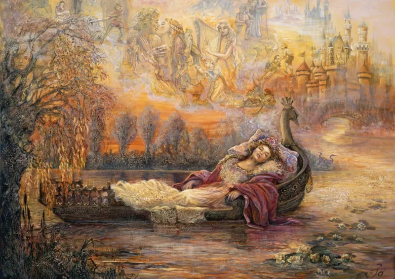Josephine Wall - Dreams of Camelot