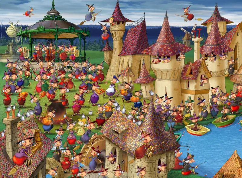 François Ruyer - Célébrations de Sorcières au Château