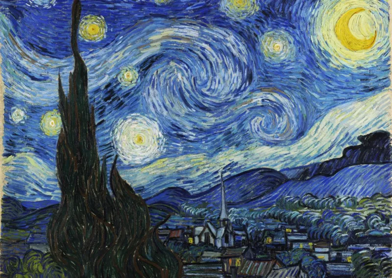Vincent Van Gogh - La Nuit étoilée, 1889