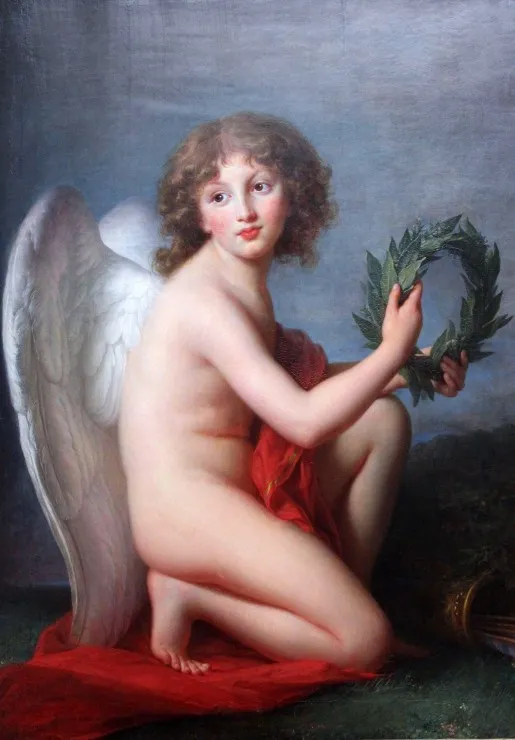 Elisabeth Vigée-Lebrun : Portrait du Prince Heinrich Lubomirski génie de la renommée, 1789