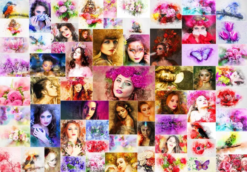 Collage - Femmes