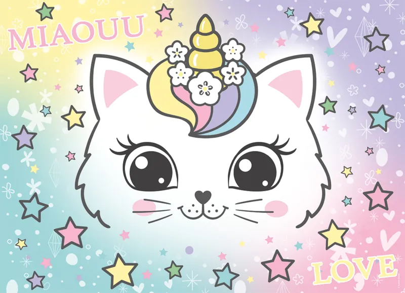 Chaton Arc-en-Ciel