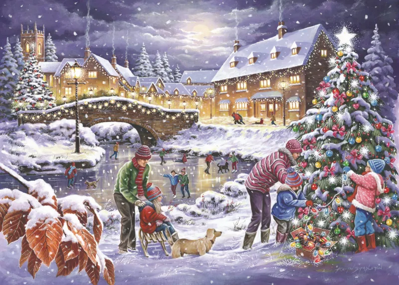 2 Puzzles - Pièces XXL - Christmas Is Coming