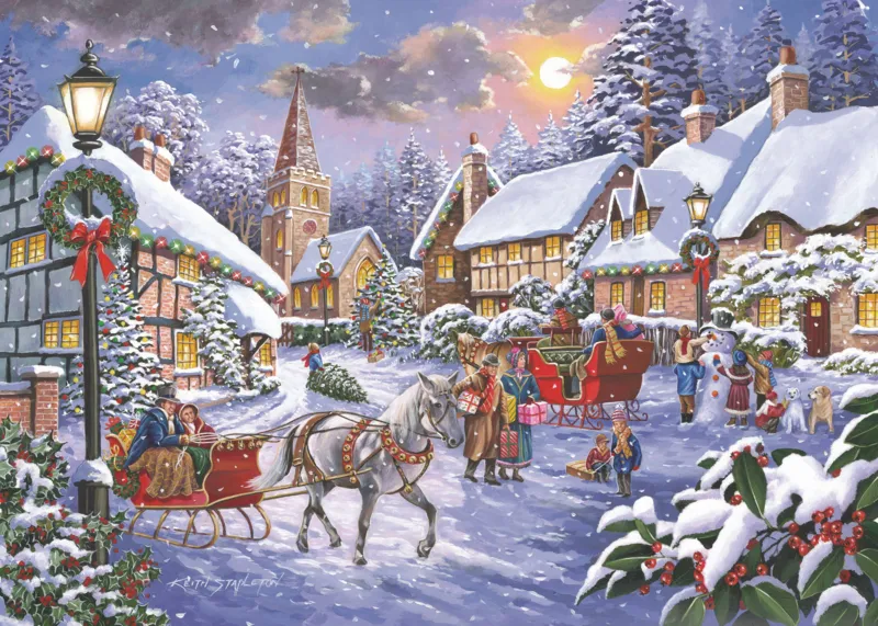 2 Puzzles - Pièces XXL - Christmas Is Coming