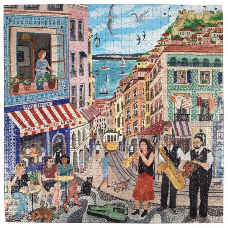 Eeboo Unisex Unicolour Puzzle Lisbon - 1000 Pièces