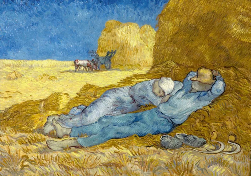 Vincent Van Gogh - The siesta (after Millet), 1890