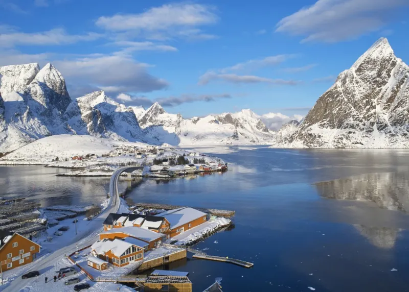 Fjord - Archipel des Lofoten