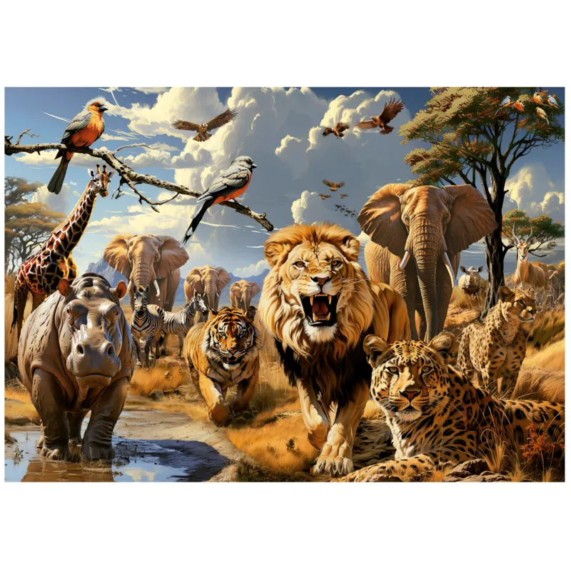 Educa Borras Educa Puzzle Animaux Sauvages 1000 Pièces - Image 2