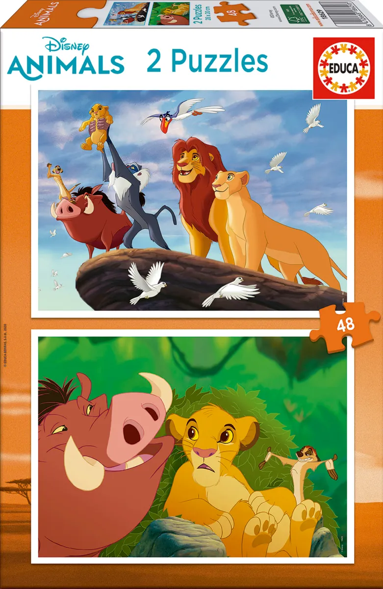 Educa Borras Multicolore Puzzle De 48 Pièces Disney The Lion King - Image 4
