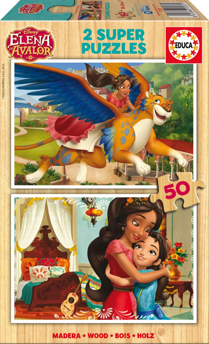 2 Puzzles en Bois - Elena d'Avalor