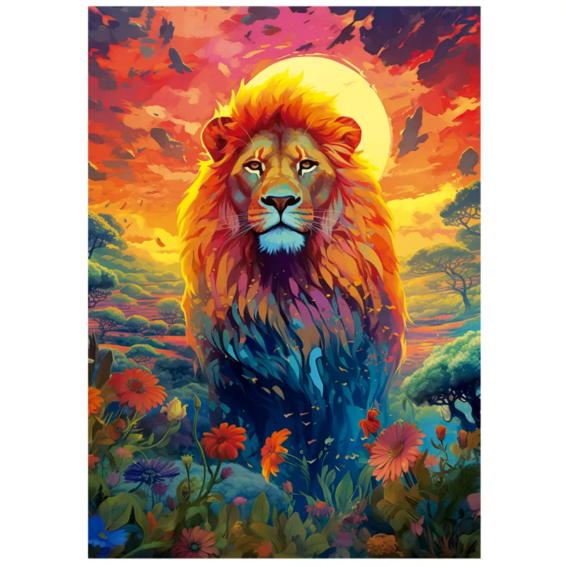 Educa Puzzle 500 Pièces Lion Allure - Image 2