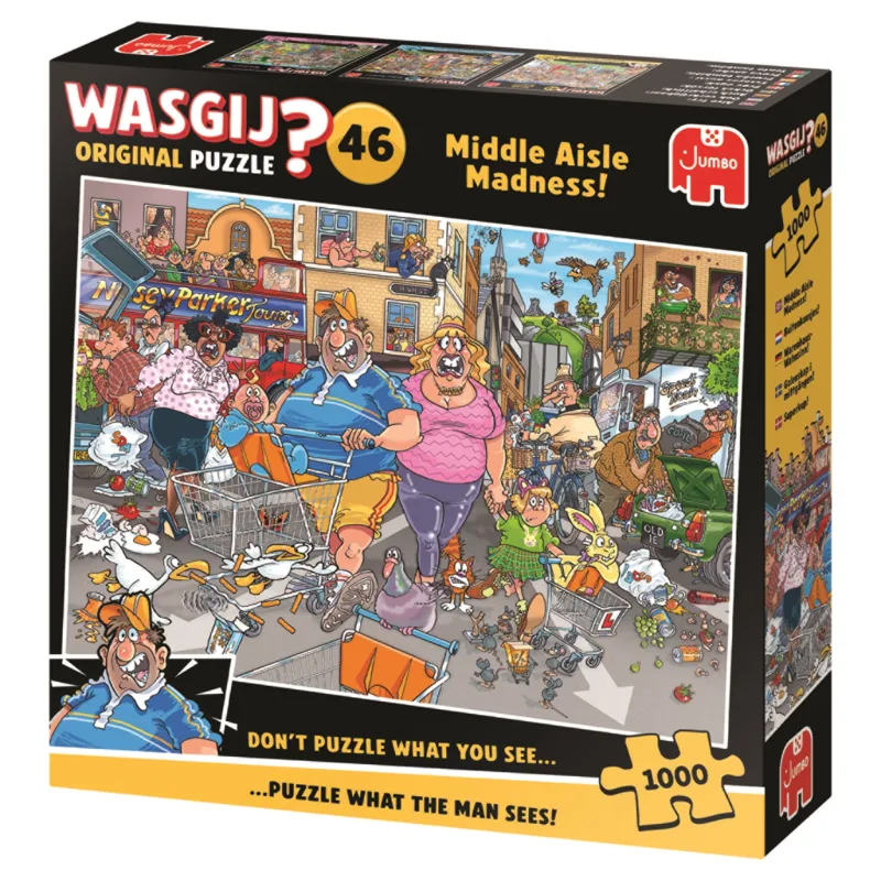 Wasgij Original 46 - Frénésie d'Achat Dans l'Allée Centrale !