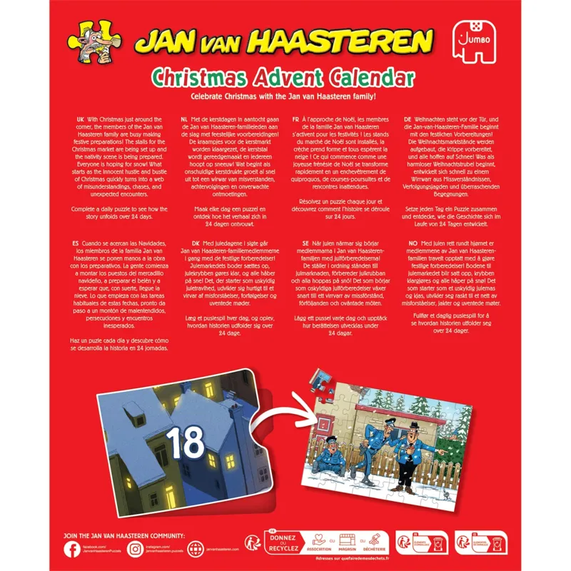 Calendrier de l'Avent 2026 - Jan van Haasteren