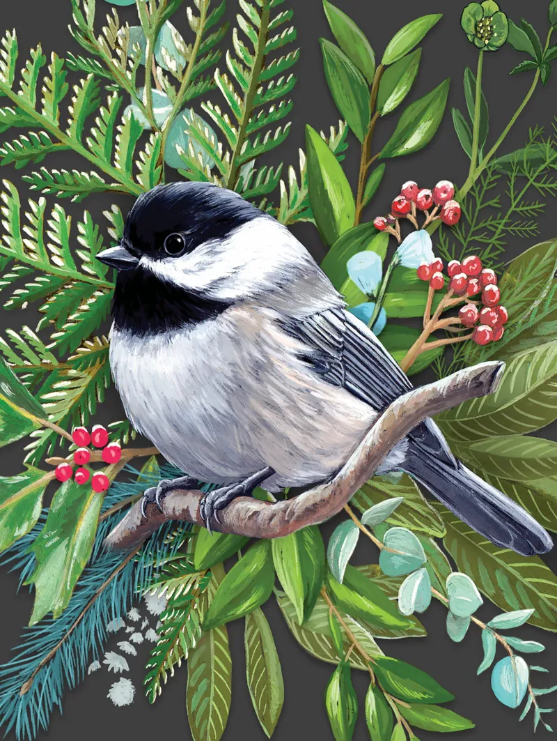 Pièces XXL - Black-capped Chickadee