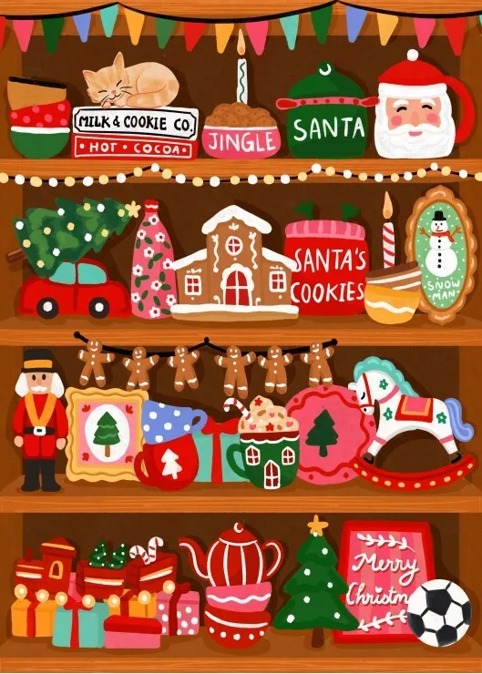 Étagère de Noël