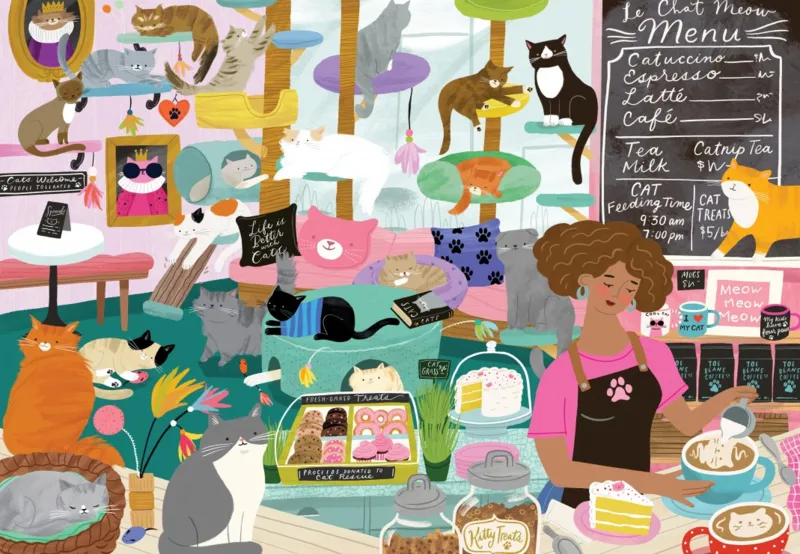Mon lieu Préféré : le Café à Chats