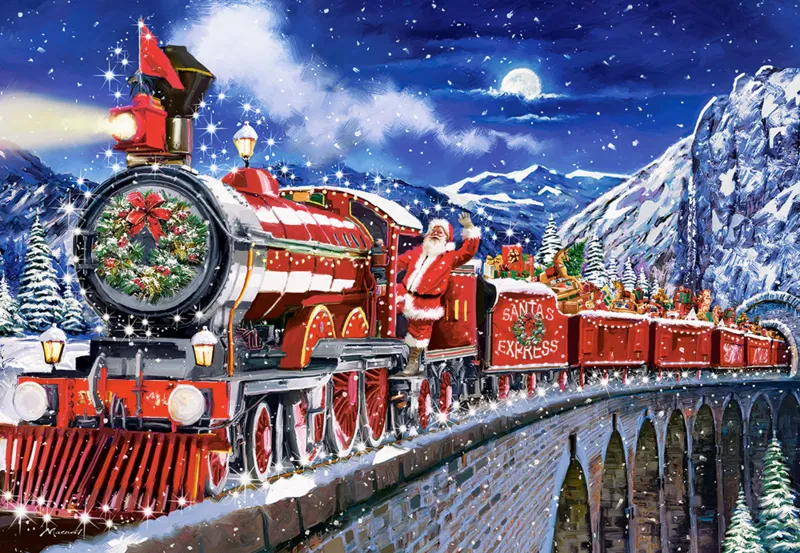 Le Père Noël Arrive Bientôt en Ville