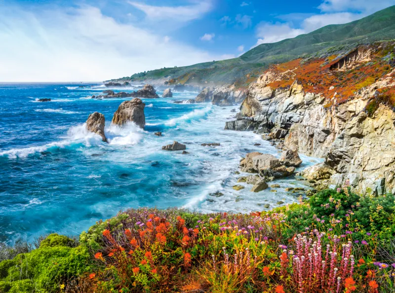 Côtes de Big Sur, Californie, USA