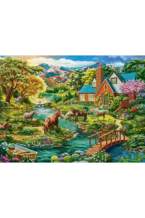 Maison Idyllique avec Chevaux