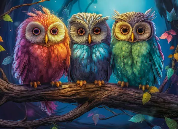 Trois Petits Hiboux