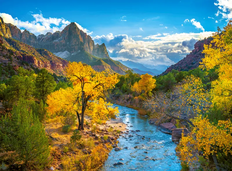 Parc National Zion en Automne, USA