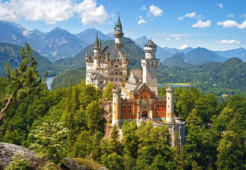 Vue du Château de Neuschwanstein
