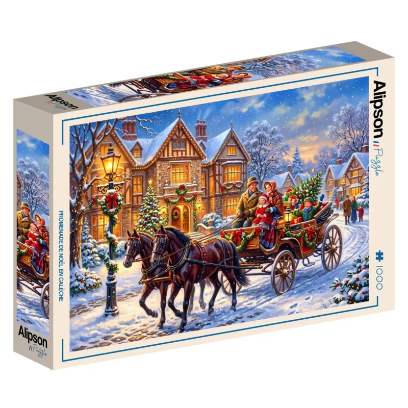 Promenade de Noël en Calèche