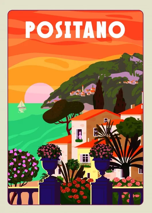 Positano Poster