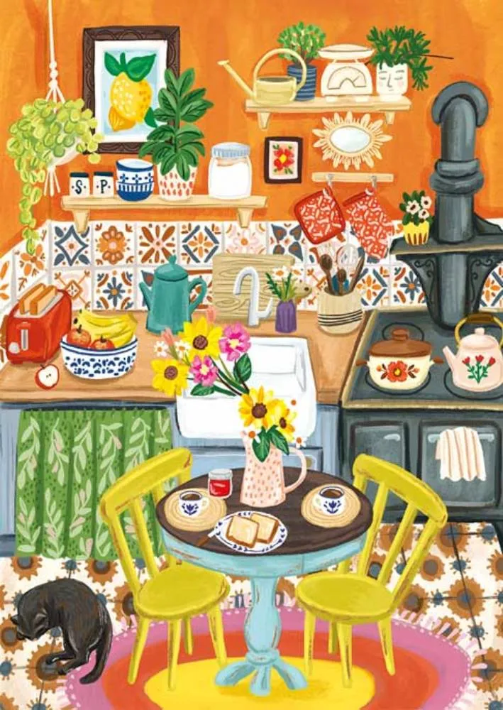Orange Kitchen