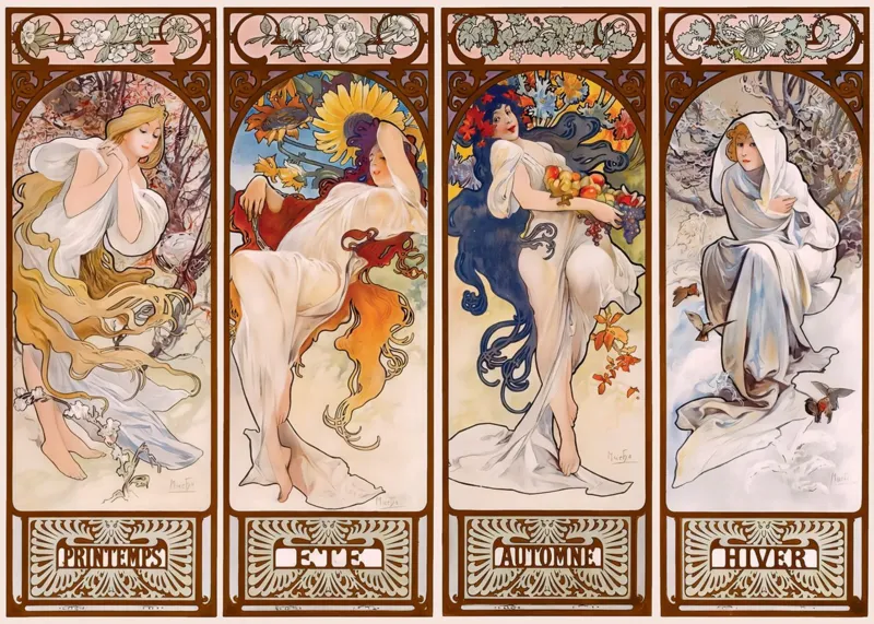 Art Collection - Mucha - Les Saisons