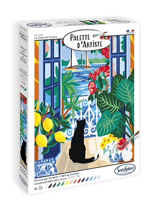 Palette D'Artiste - Le Chat À La Fenêtre