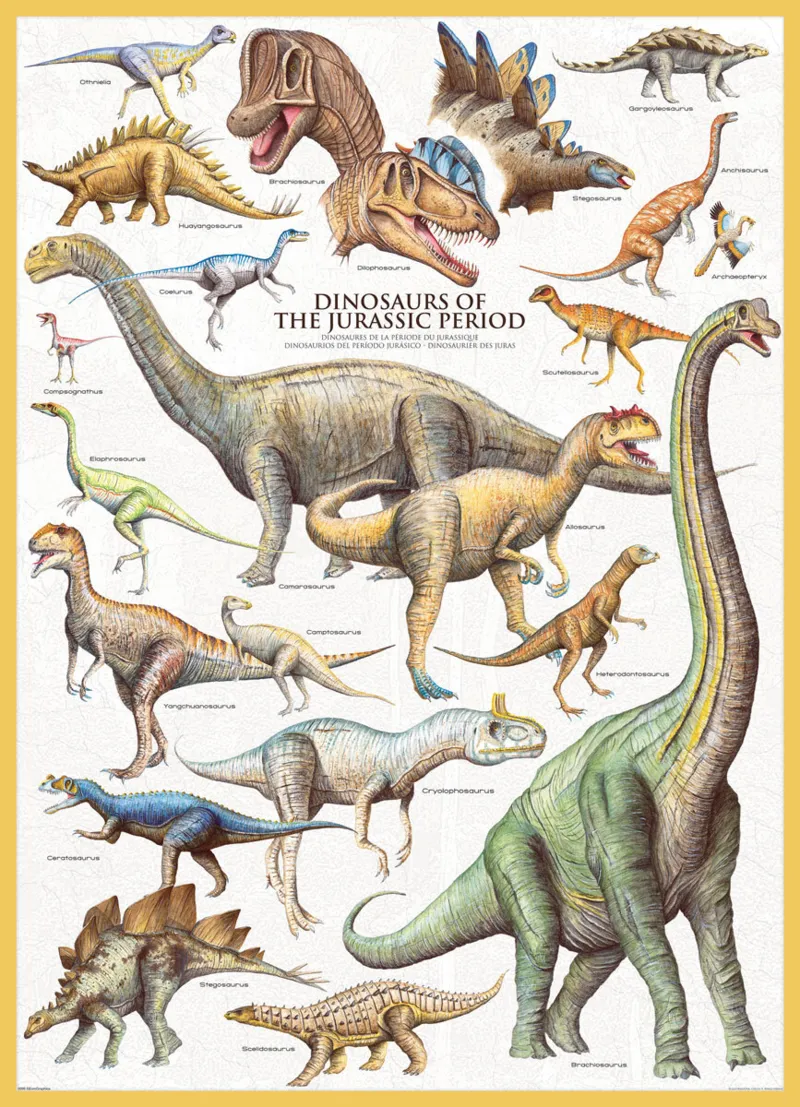 Les Dinosaures - Période du Jurassique