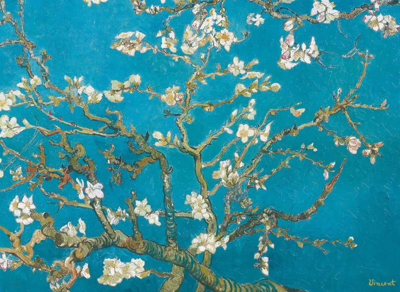 Puzzle EUROGRAPHICS 6000-0153 fleurs d'amandier Vincent van Gogh 1000... - Image 5