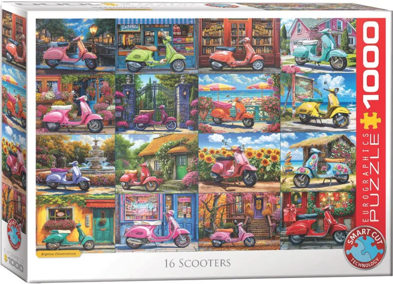 16 Scooters by Chris Bigelow