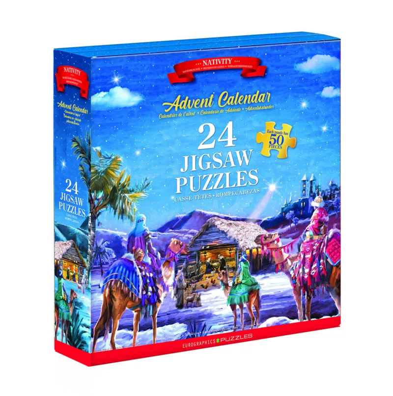 Calendrier de l'Avent - Nativité - 24 Puzzles