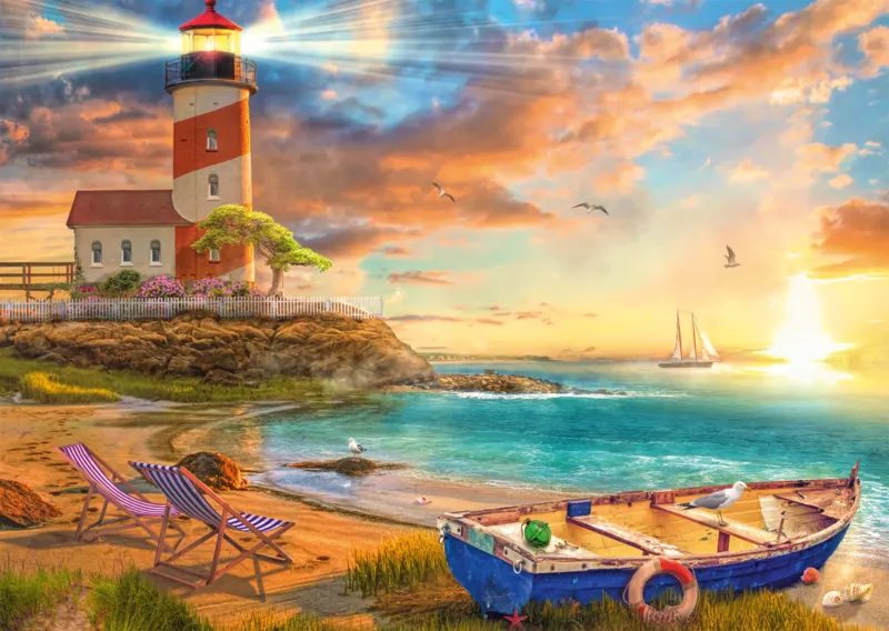 Coucher de Soleil sur la Baie du Phare