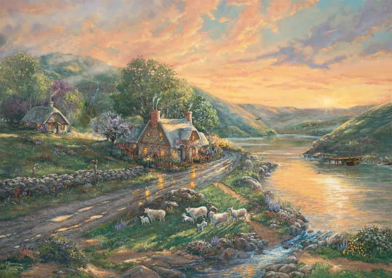 Aube à Emerald Valley