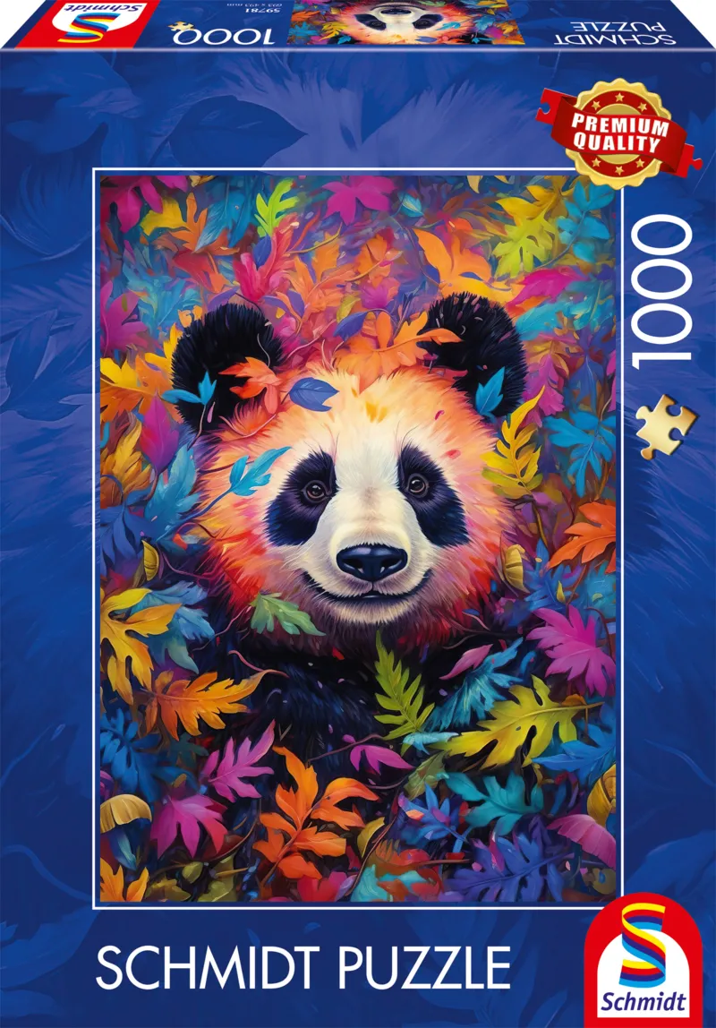 Le Panda dans la Forêt Arc-en-Ciel