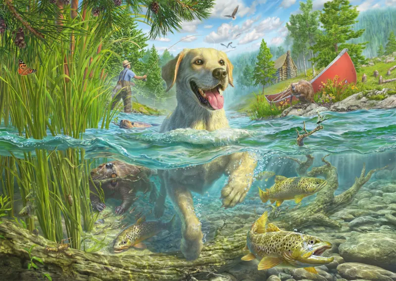 Mark Fredrickson - Labrador à la Pêche