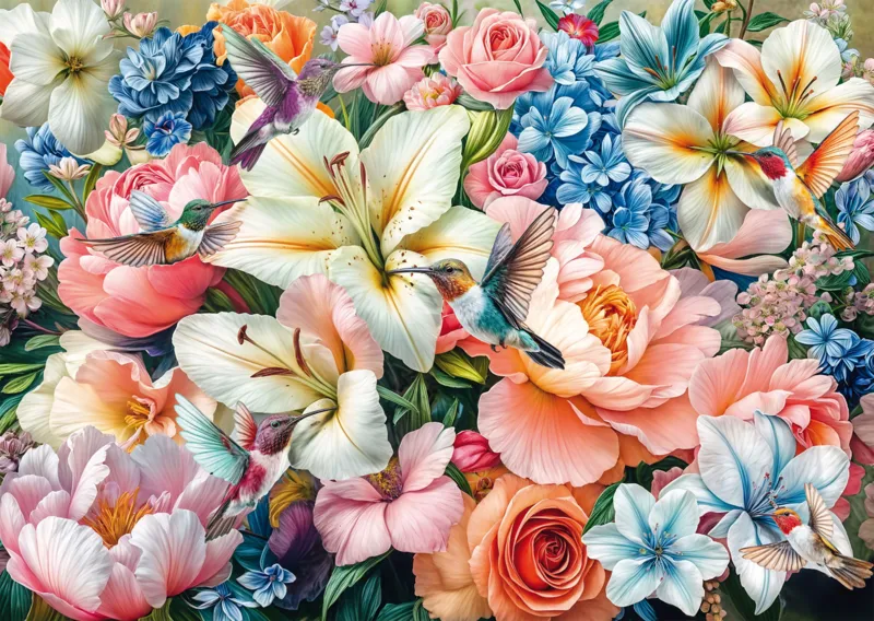 Fleurs pastel